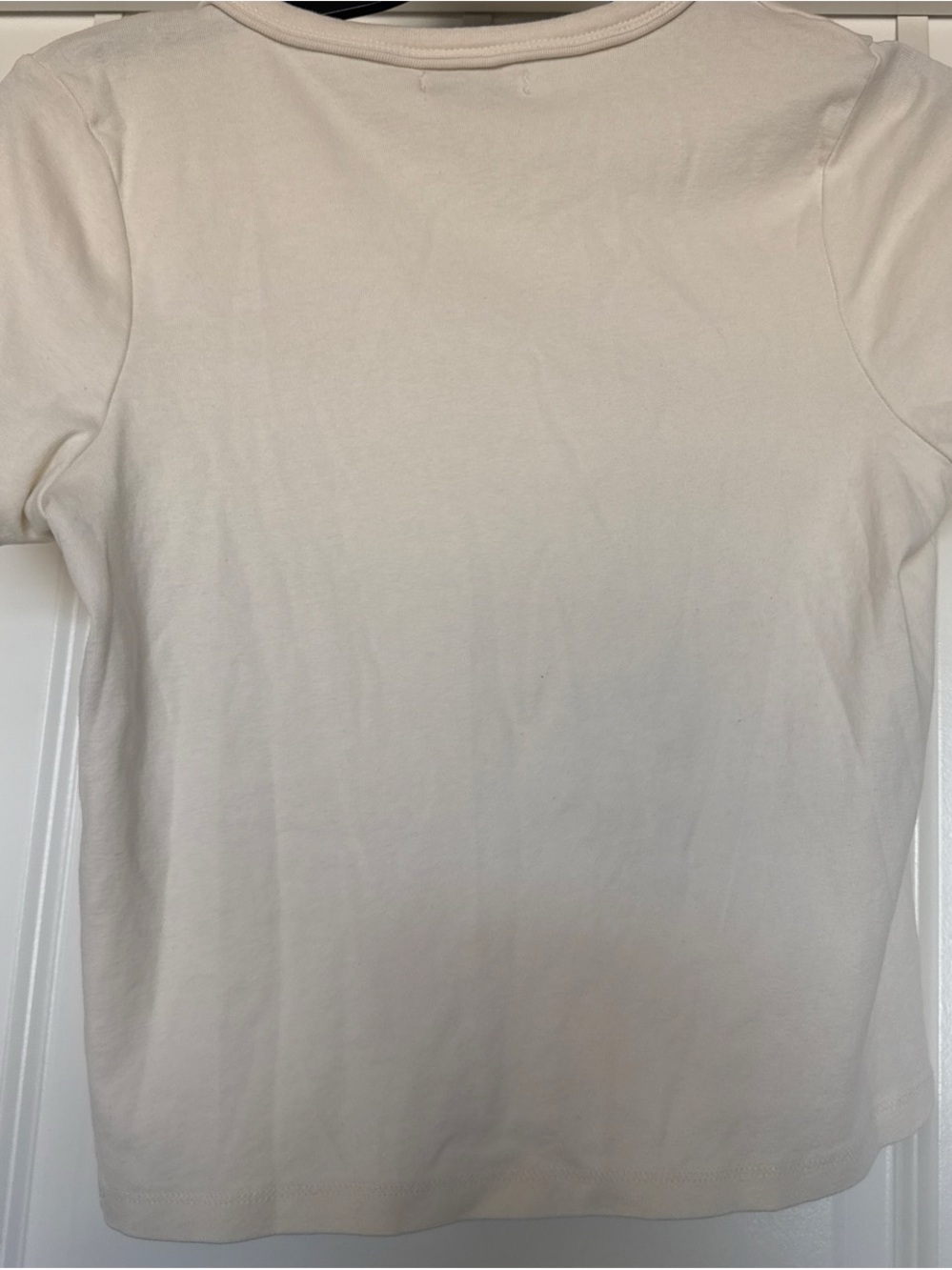 Women’s Cream 'California' Short Sleeve Tee - Picture 4 of 4